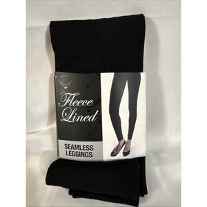 Gold Medal Womens Fleece Lined Seamless Leggings S/M New 90–135 lbs